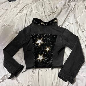 L'Agence Sequin Star jacket
